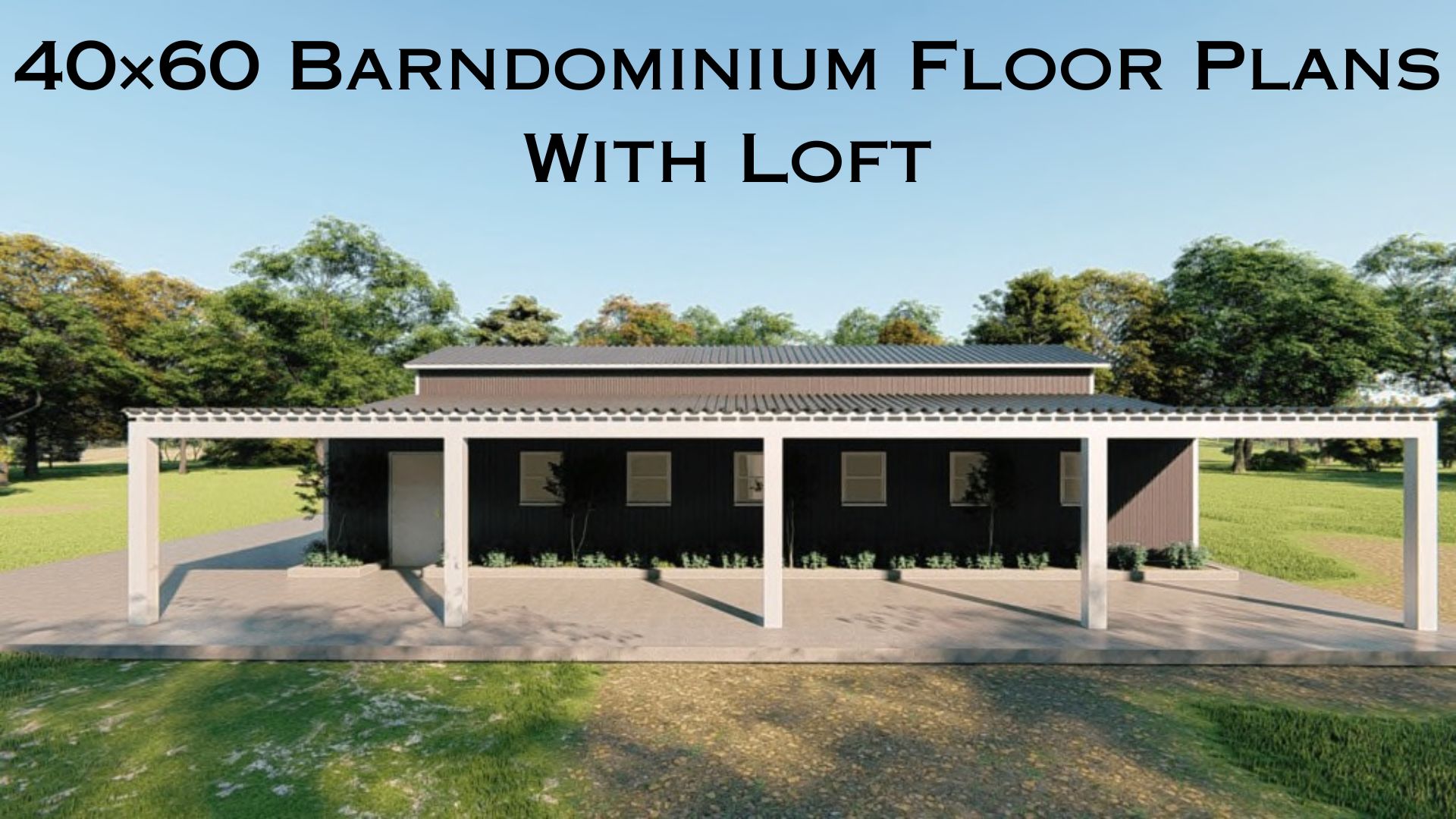 10 Customized 40×60 Barndominium Floor Plans With Loft
