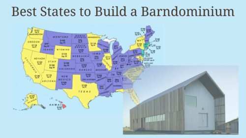 Best States to Build a barndominium