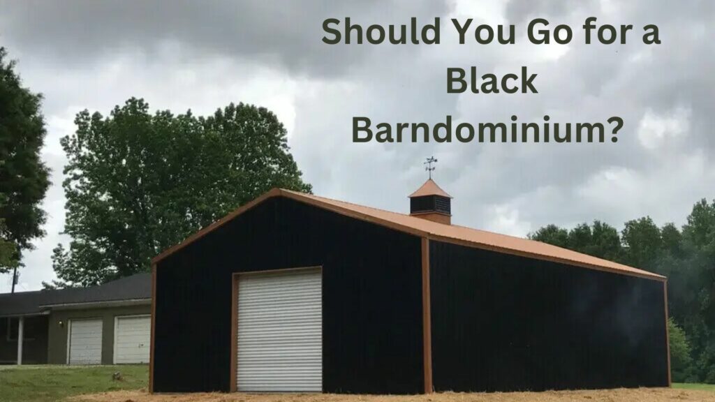 Should You Go for a Black Barndominium? 