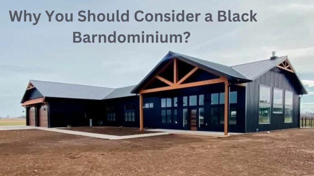 Why You Should Consider a Black Barndominium? 