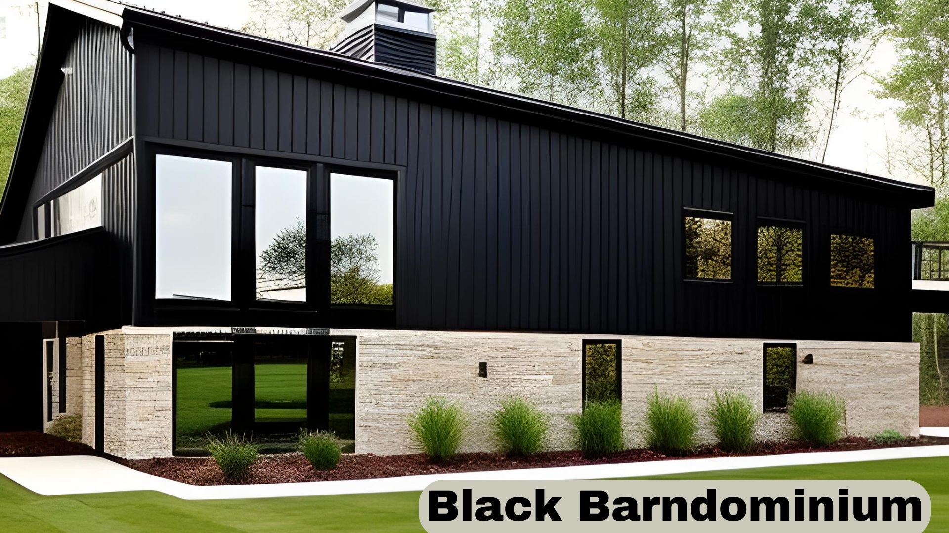 Black Barndominium